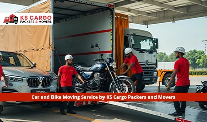 Car and Bike Moving Service by KS Cargo Packers and Movers